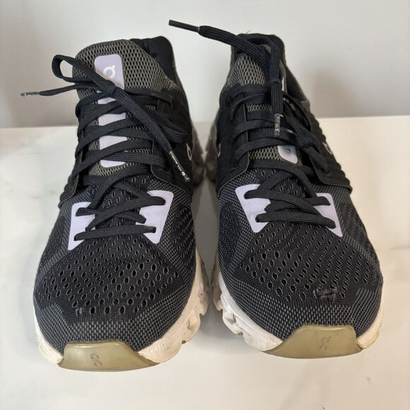 On Cloud Women Running Tennis Shoes Sneakers Flaws/Beater Black Purple Size 11 - Picture 3 of 9